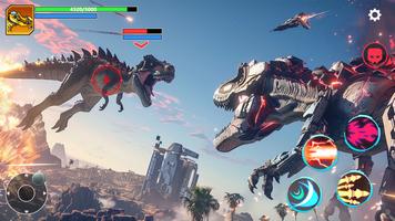 Mech War: Jurassic Dinosaur imagem de tela 1