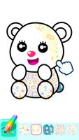 공주 소녀 색칠 게임 스크린샷 2