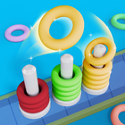 Color Rings - 3D Sort Puzzle icono