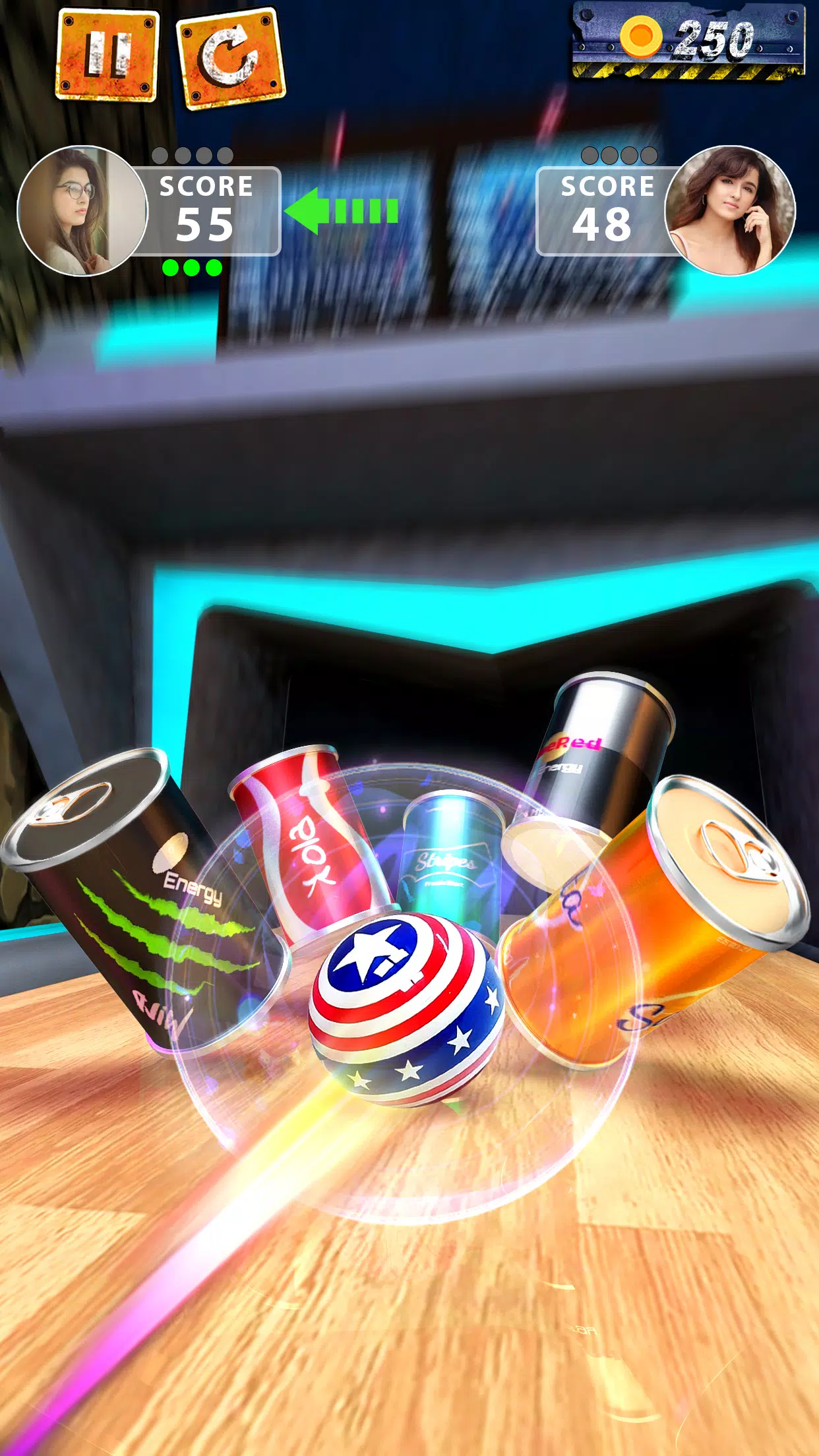 可以粉碎和打击:击倒