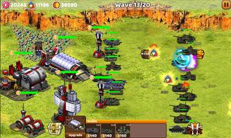 برنامه‌نما Tank Defend: Red Alert Command عکس از صفحه