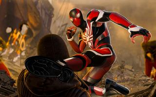 Spider Hero Man Fighting Rope capture d'écran 3