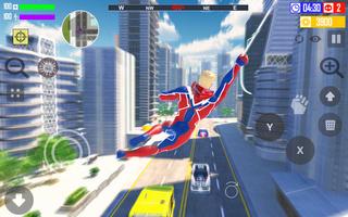 Spider Hero Man City Battle plakat