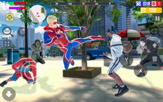 Spider Hero Man City Battle screenshot 2