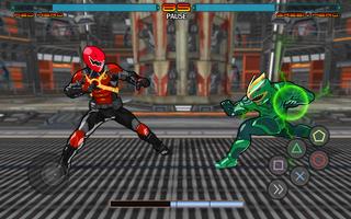 Héroe Dino Kungfu Fight Ninja captura de pantalla 1