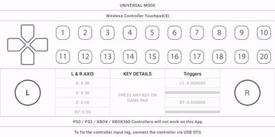 GamePad Tester Lite اسکرین شاٹ 2