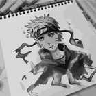 Làm thế nào để vẽ Naruto anime biểu tượng