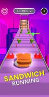 Sandwich Running 3D Burger capture d'écran 3