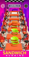 Sandwich Running 3D Burger capture d'écran 2