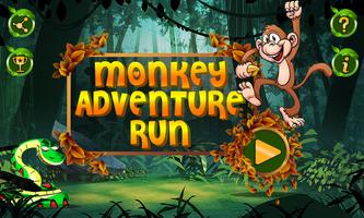 Monkey Adventure Run plakat