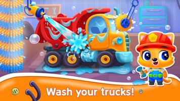 Bini Truck Games for Kids! تصوير الشاشة 1