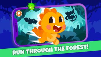 Dino ABC Run Games for Kids الملصق