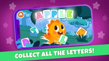 Dino ABC Run Games for Kids تصوير الشاشة 2