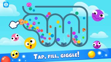 Popping bubbles games for kids تصوير الشاشة 1