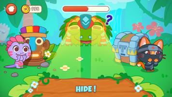 Cat escape! Hide and seek game تصوير الشاشة 1