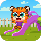 Jeux de bebe: 123 jeu animaux! icône