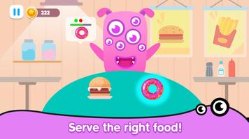 Kitchen monster games for kids screenshot 1
