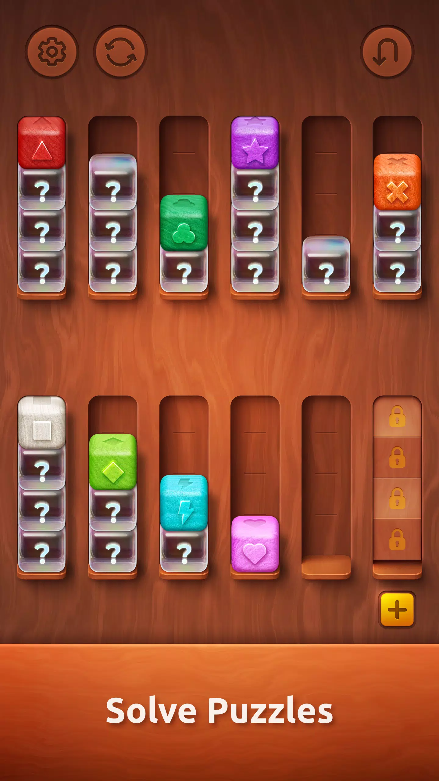 Colorwood Sort Puzzle Game