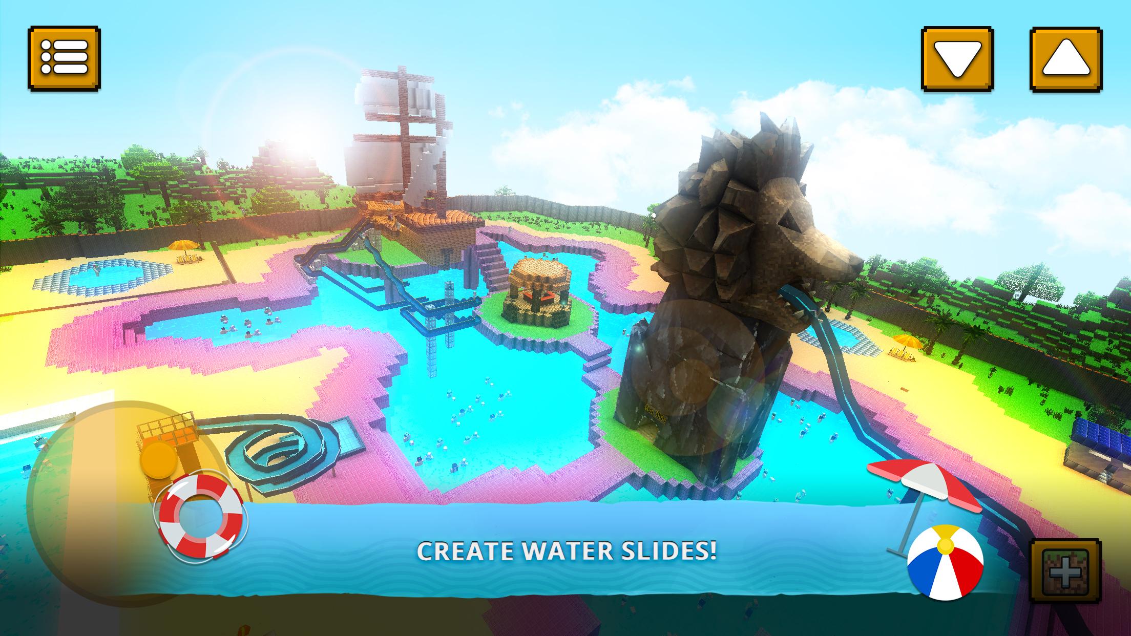 Water Park Craft Go Waterslide Building Adventure Apk 1 16 Minapi23 Download For Android Download Water Park Craft Go Waterslide Building Adventure Apk Latest Version Apkfab Com - roblox tycoon 2 how to build water ride