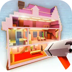 Baixar Dollhouse Builder Craft: Jogos de Casa de Boneca APK