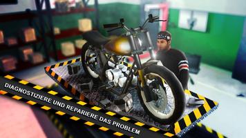 Motorbike Mechanic Simulator: Motorrad Spiel Plakat