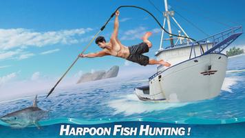Fish Hunting Game 2020: Deep Sea Shark Shooting Affiche