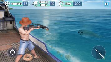 Fish Hunting Game 2020: Deep Sea Shark Shooting capture d'écran 2