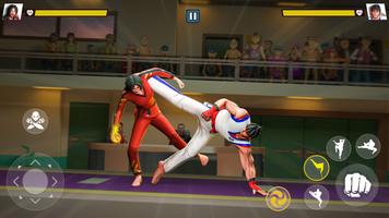 Karate lutando kung fu jogo imagem de tela 2