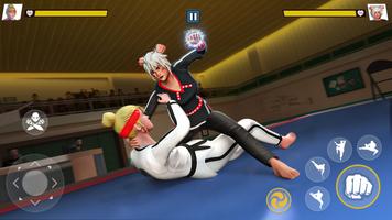 Karate lutando kung fu jogo imagem de tela 3
