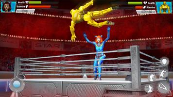 Robot Wrestling Games: Multiplayer Real Ring Fight পোস্টার