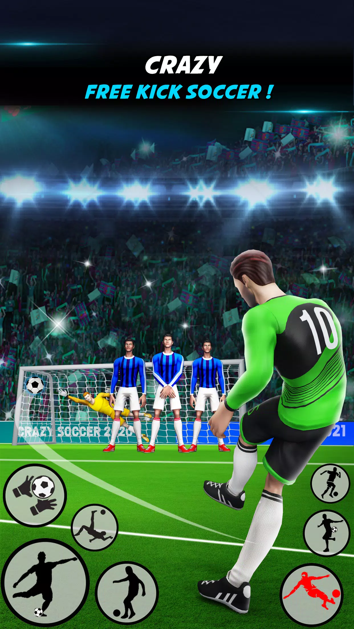 Football Flick Goal Soccer World Craze kick 3D for Android - Download