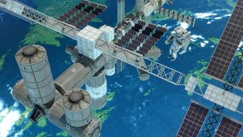 3D Space Walk Astronaut Simulator Shuttle Game screenshot 1