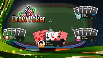 Draw Poker Online Cartaz