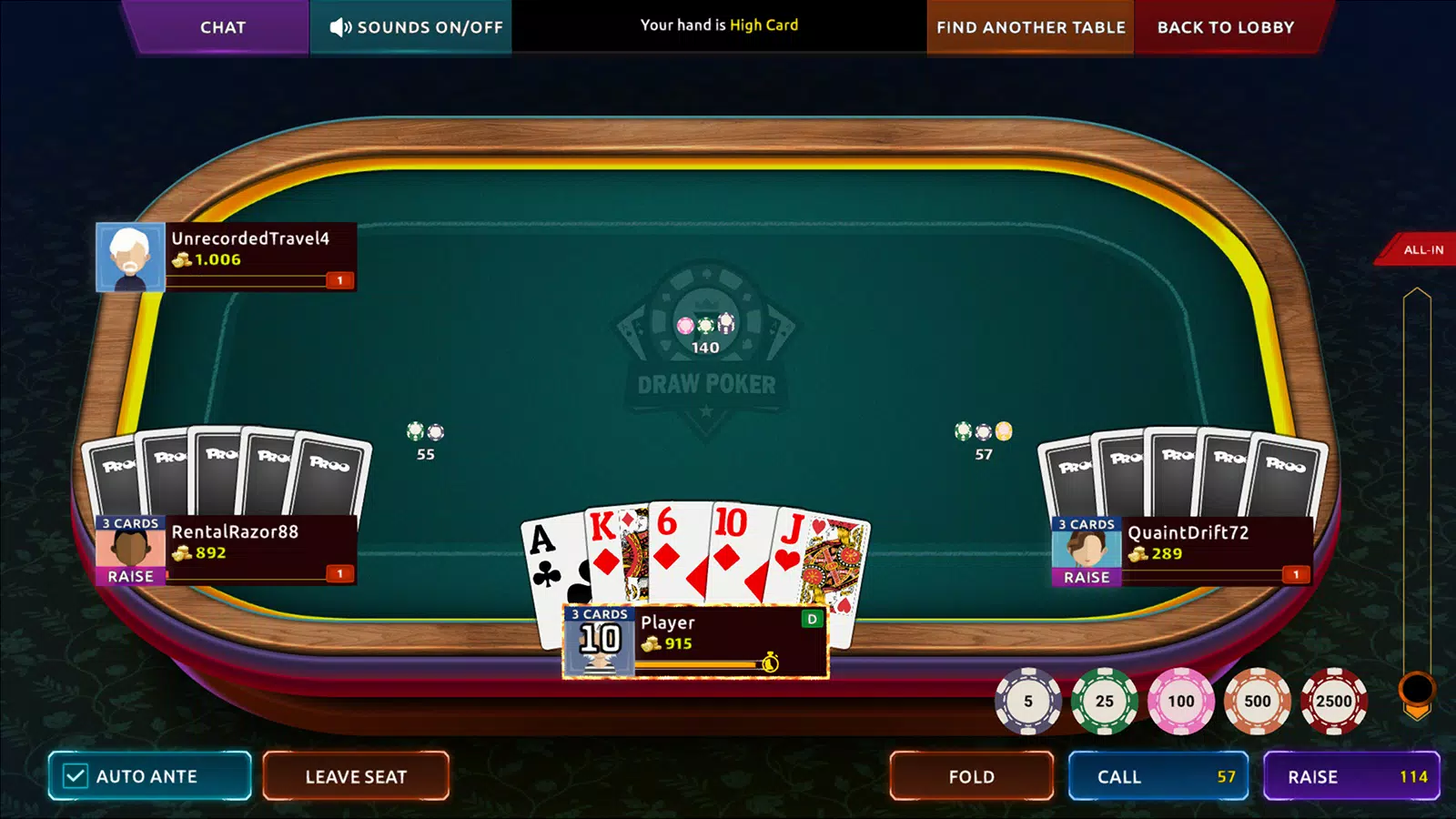 Draw Poker Online