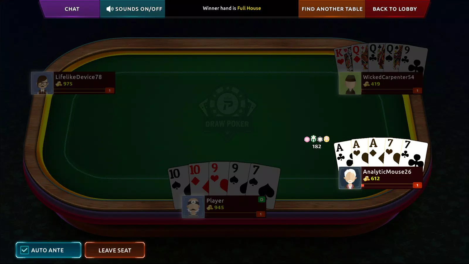 Draw Poker Online