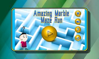 Удивительный Marble Maze Run постер