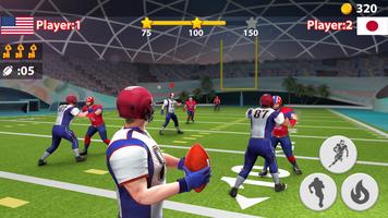 برنامه‌نما Rugby Game: Flick Quarterback عکس از صفحه