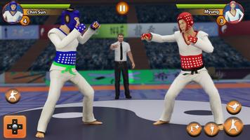 Taekwondo Fights 2020: Martial Art Fighting Games 스크린샷 3