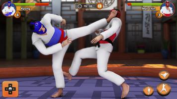 Karate King: Chinese Martial Arts Fighting Games پوسٹر