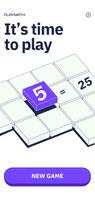 Playmath: Numbers logic puzzle poster