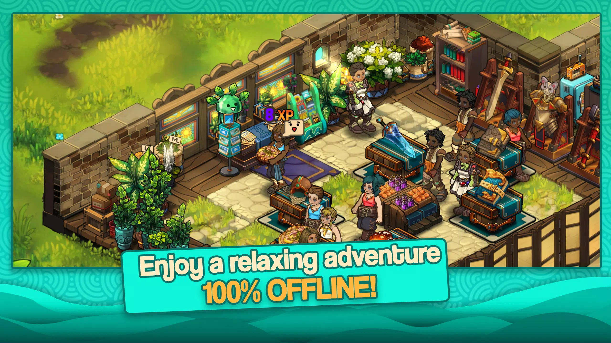 Android] Tiny Shop: cute RPG store! Featuring colorful visuals and relaxing  gameplay :) : r/MobileGaming