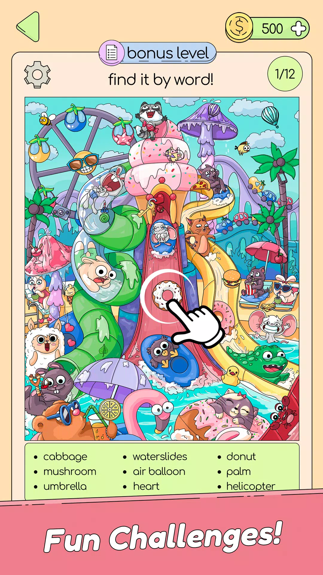 Find & Tap Hidden Objects Game