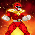 Hero Dino Red Future Fight War ícone