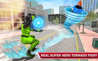 Rope Flying Hero Tornado Games capture d'écran 1