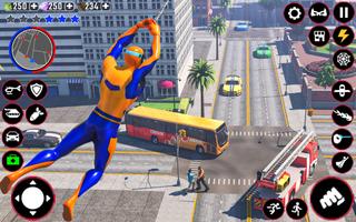 Flying Rope Hero Man Spider screenshot 3