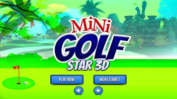 Mini Golf Star 3D Affiche