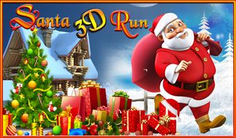 Santa Claus 3D Run Plakat