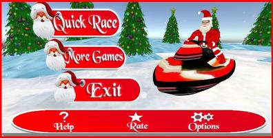 Santa Snow Race poster