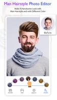 Man Hair Style: Beard Style, Mustache Photo Editor capture d'écran 1