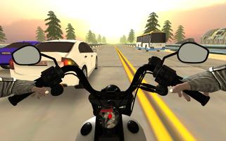 Highway Traffic Bike Rider Chase capture d'écran 2